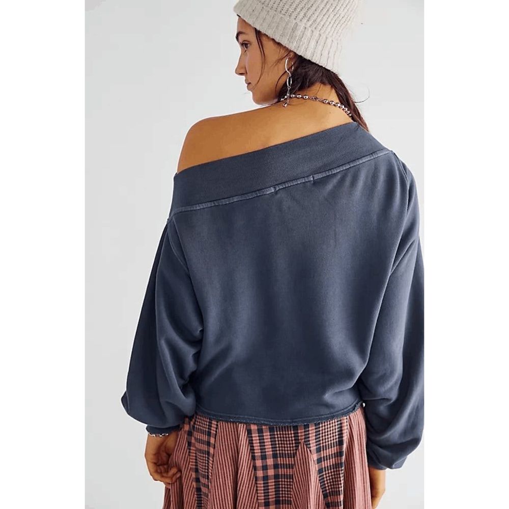 Free People Women's Bri Pullover Sweater - Poppyseed XS - Picture 5 of 5